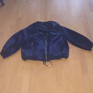 Ann Taylor Blue Polyester Bubble Jacket size XL